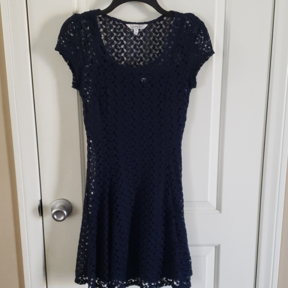 blue navy dress